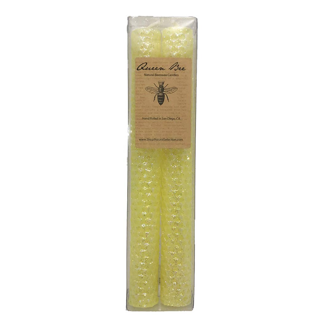 Queen Bee Glitter Candle