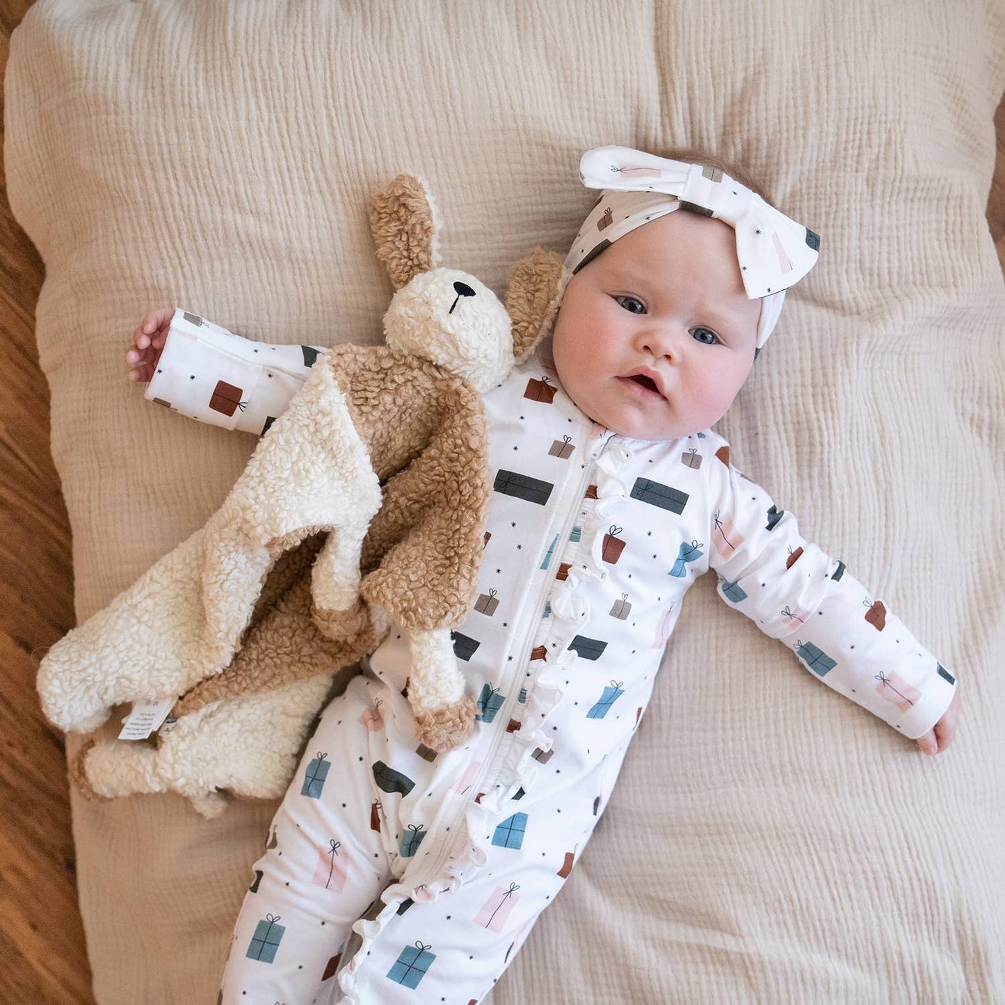 Organic SHERPA Lovey Baby Security Blankets