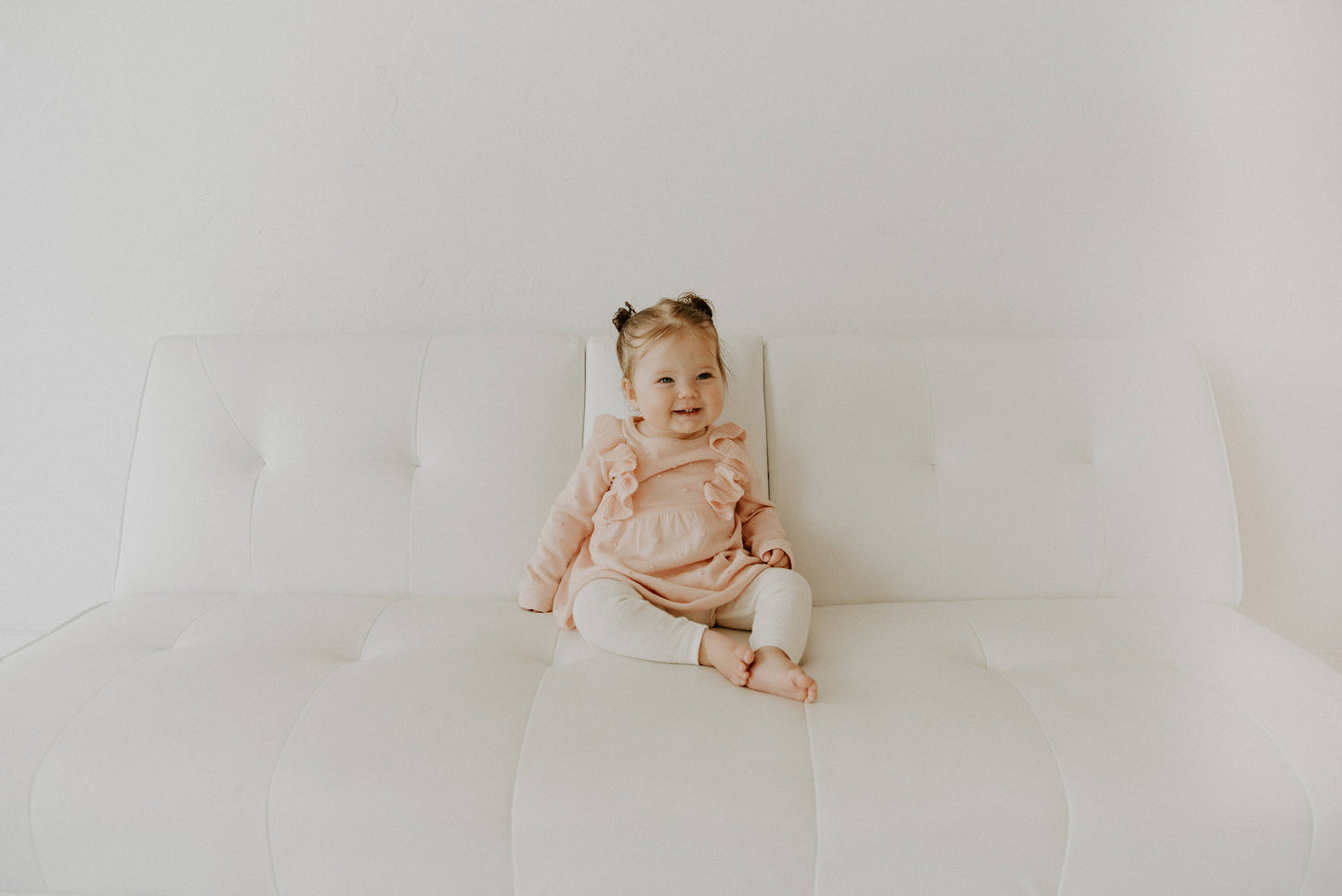 Pointelle Knit Stretch Baby Leggings Pants