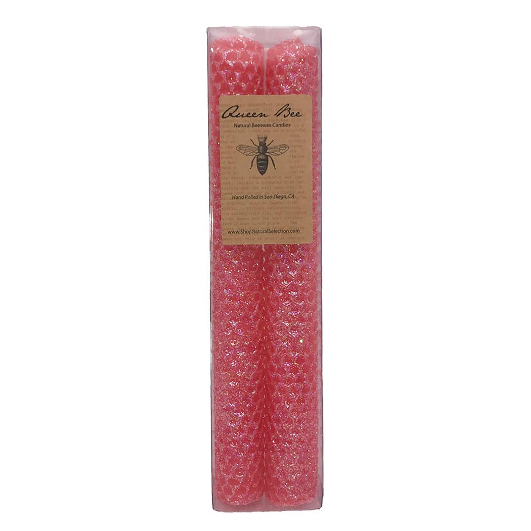 Queen Bee Glitter Candle