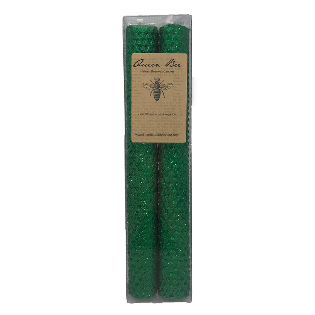 Queen Bee Glitter Candle