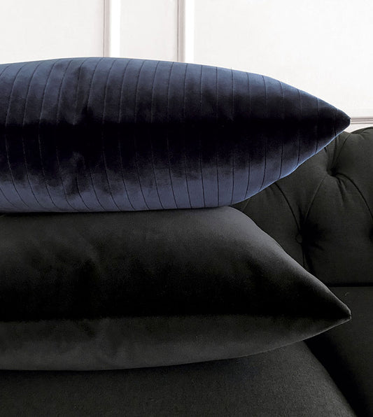 Brock Indigo Velvet 22x22