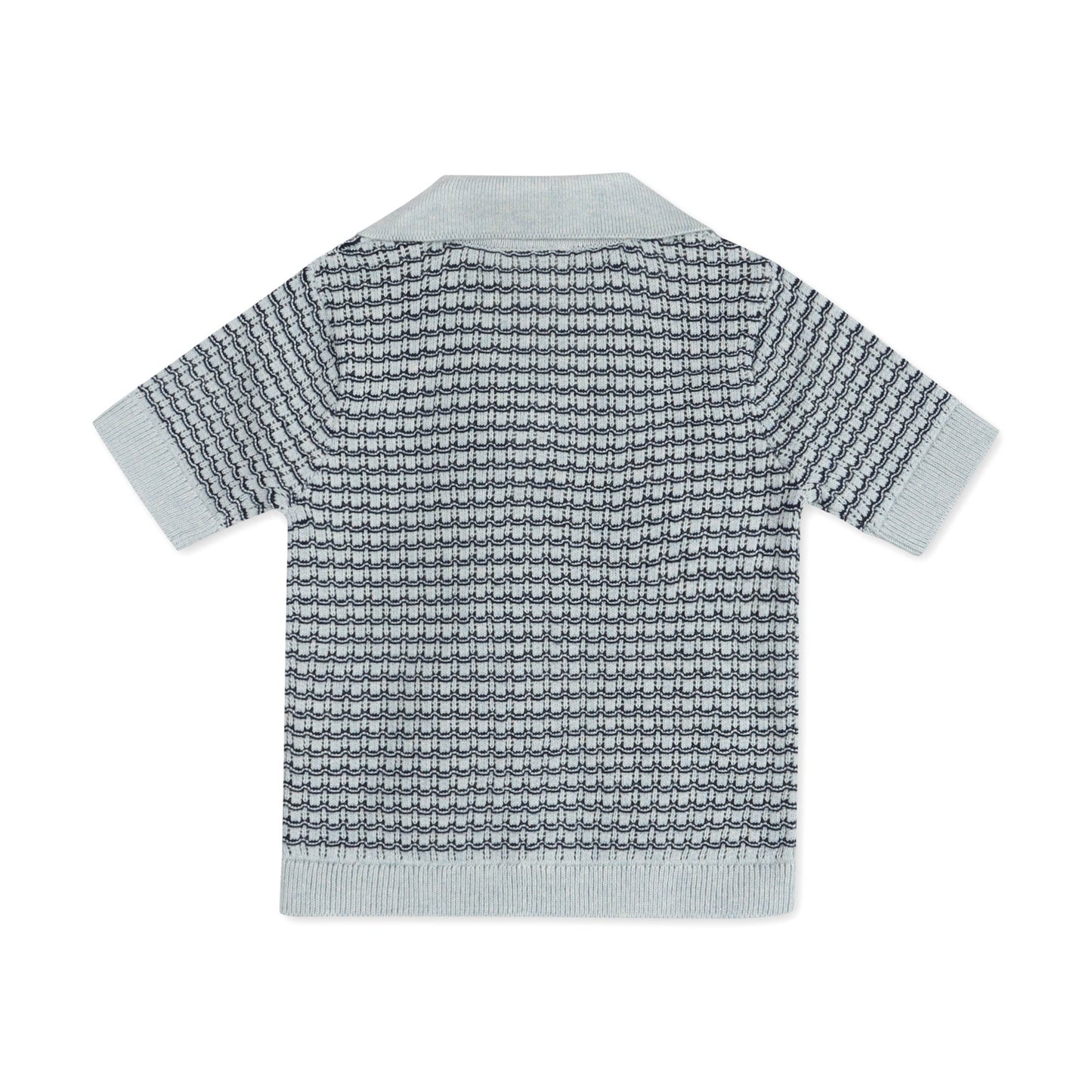 Miles Wave Textured Baby Shirt & Shorts Set (Organic)