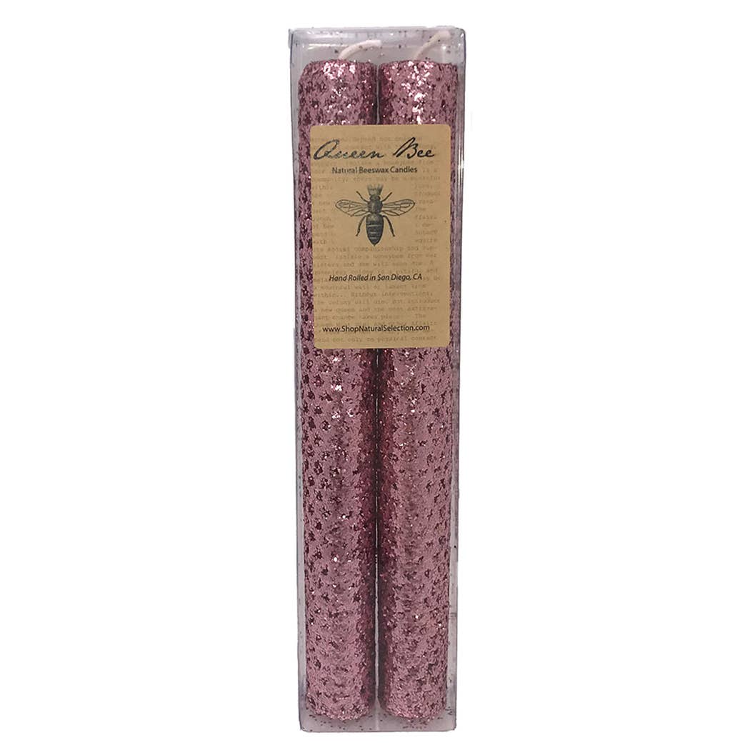 Queen Bee Glitter Candle