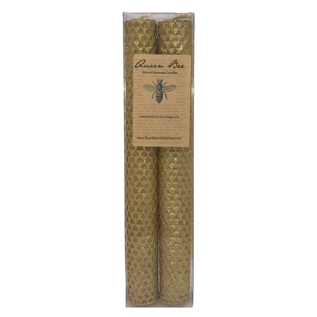 Queen Bee Glitter Candle