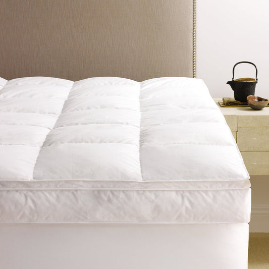 European White Down Pillowtop Featherbeds