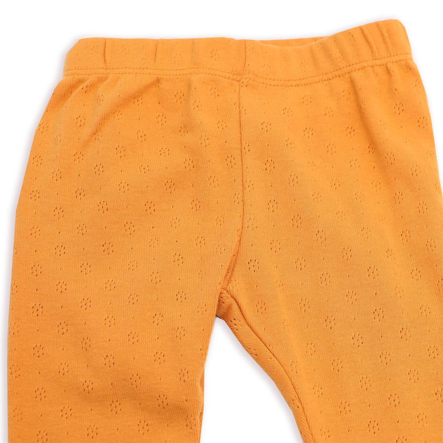 Pointelle Knit Stretch Baby Leggings Pants