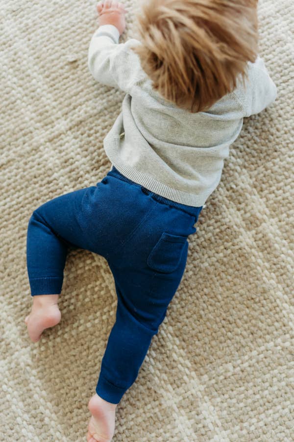 Pocket Baby Pants Sweater Knit