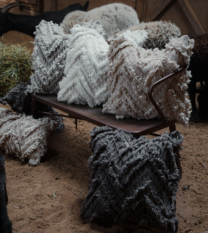 Keishi Woven Decorative Pillow